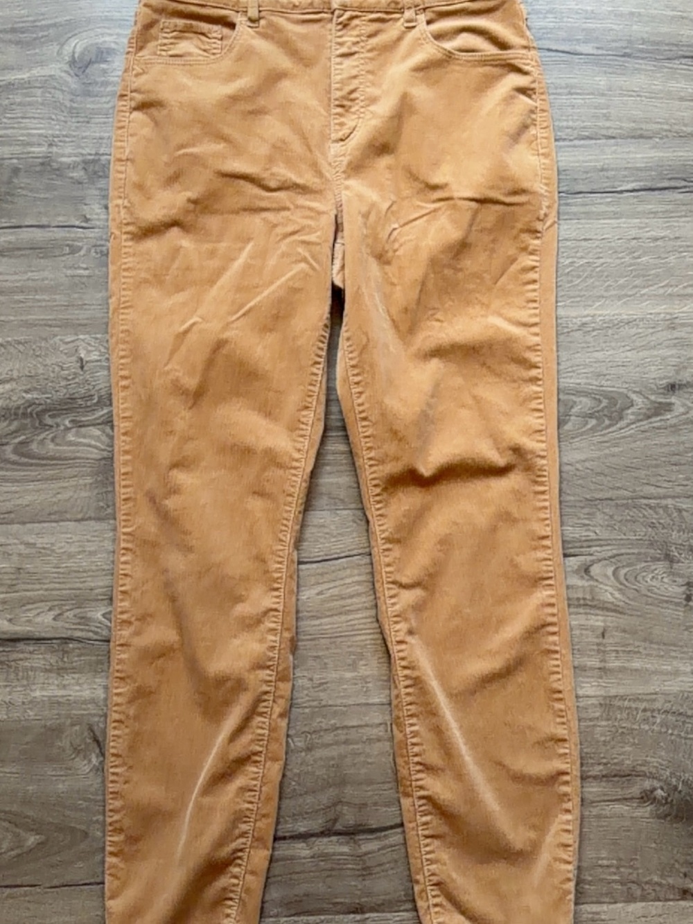 LOFT Women's Corduroy Skinny Pants in Camel Brown